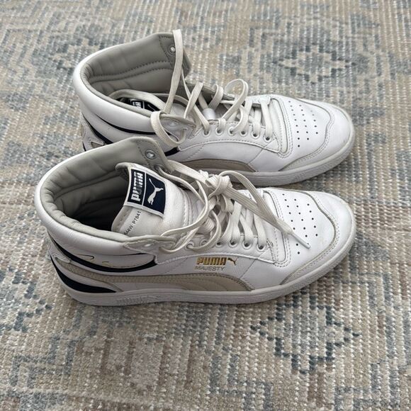 Puma Men's Ralph Sampson Leather Mid-Top Sneakers size 8 - Picture 4 of 12